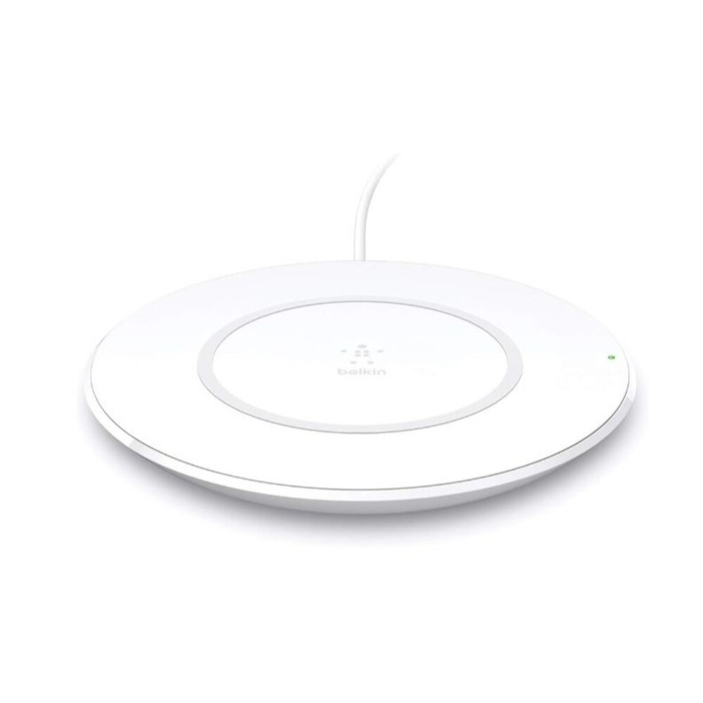 Belkin Wireless Charging Pad 7.5W Qi-Certified Charger Pad  White Quick Charger